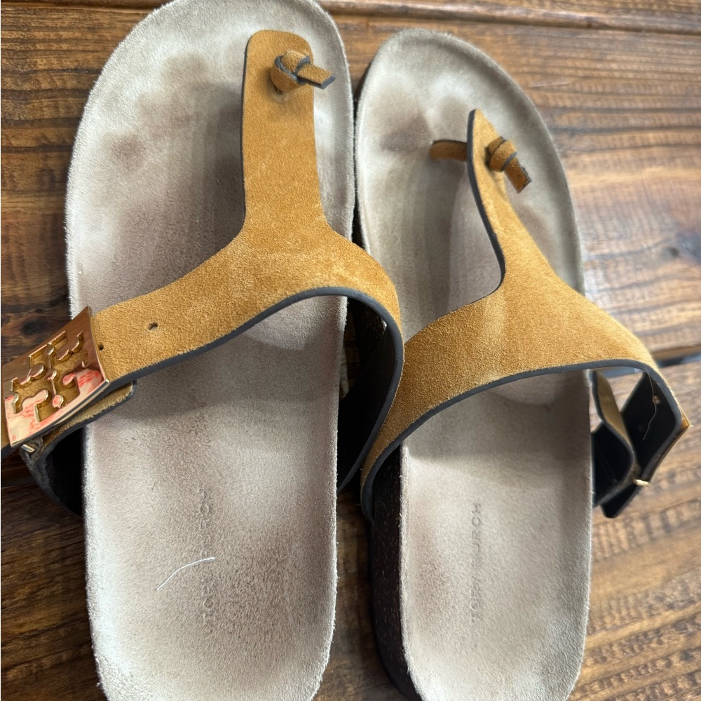 Tory Burch Camel Brown Sandals